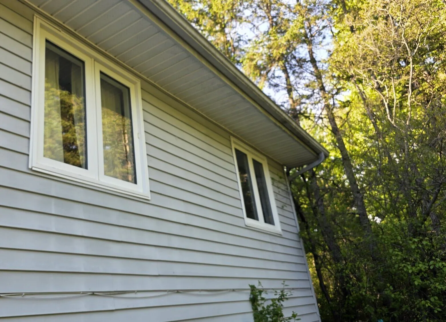 Vinyl siding and new windows
