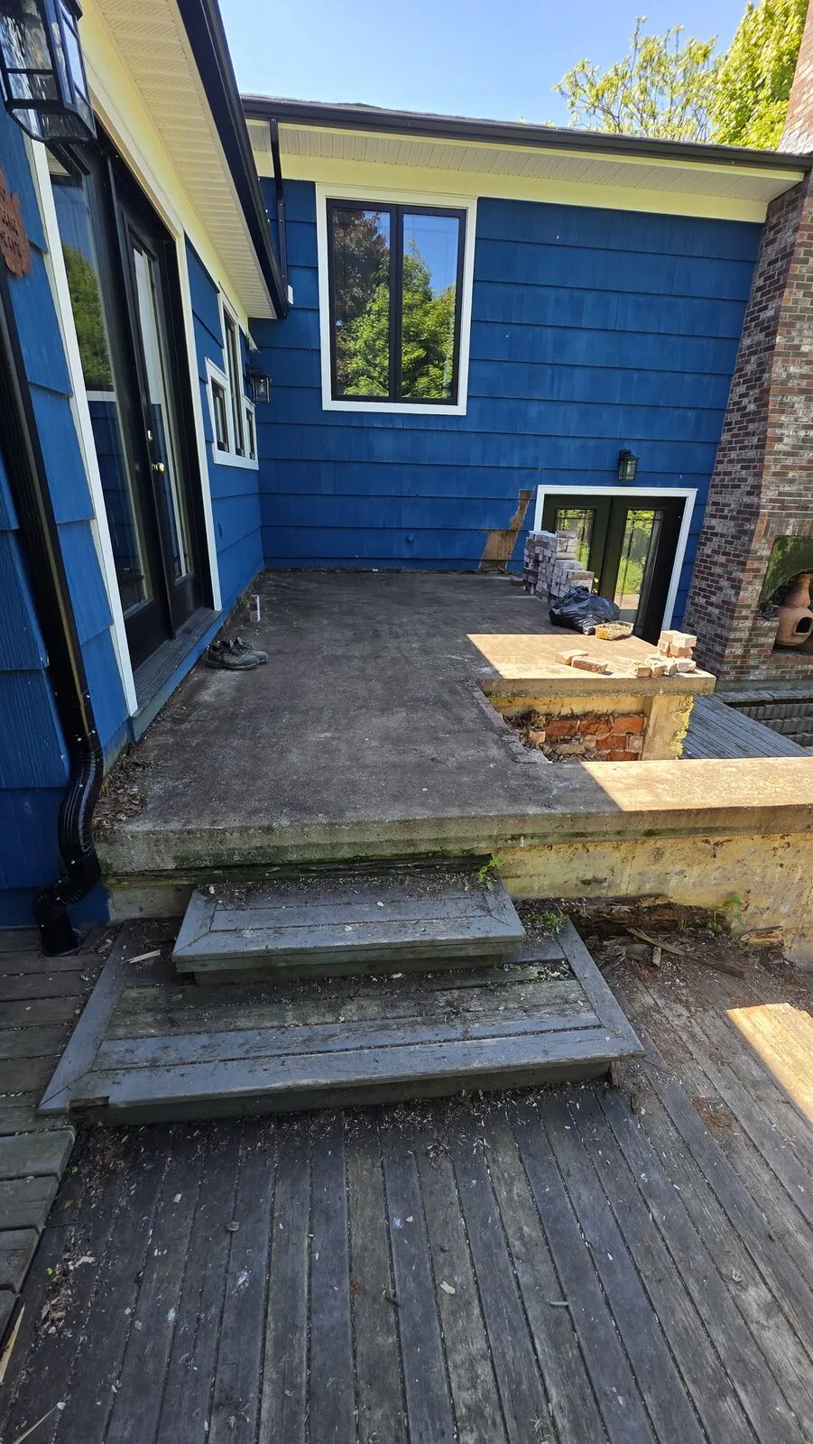 Three-level composite deck: from 3D design to build — before (4)