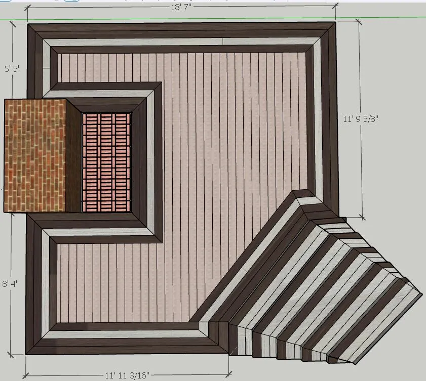 Lower level finished surface