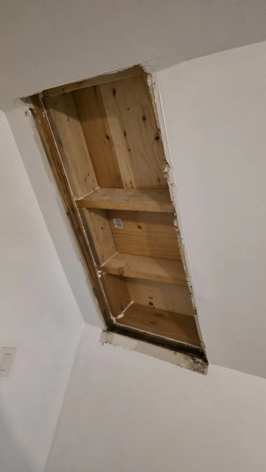 Roof replacement and skylight removal — work in progress (3)