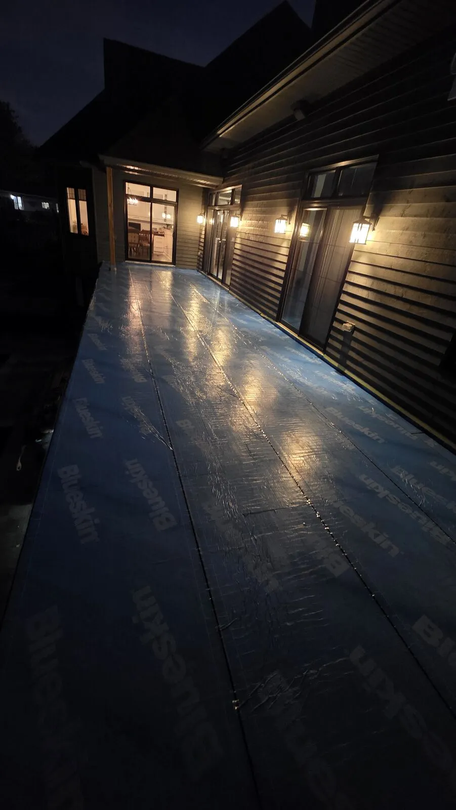 Upper deck rebuild with waterproof membrane — work in progress (6)