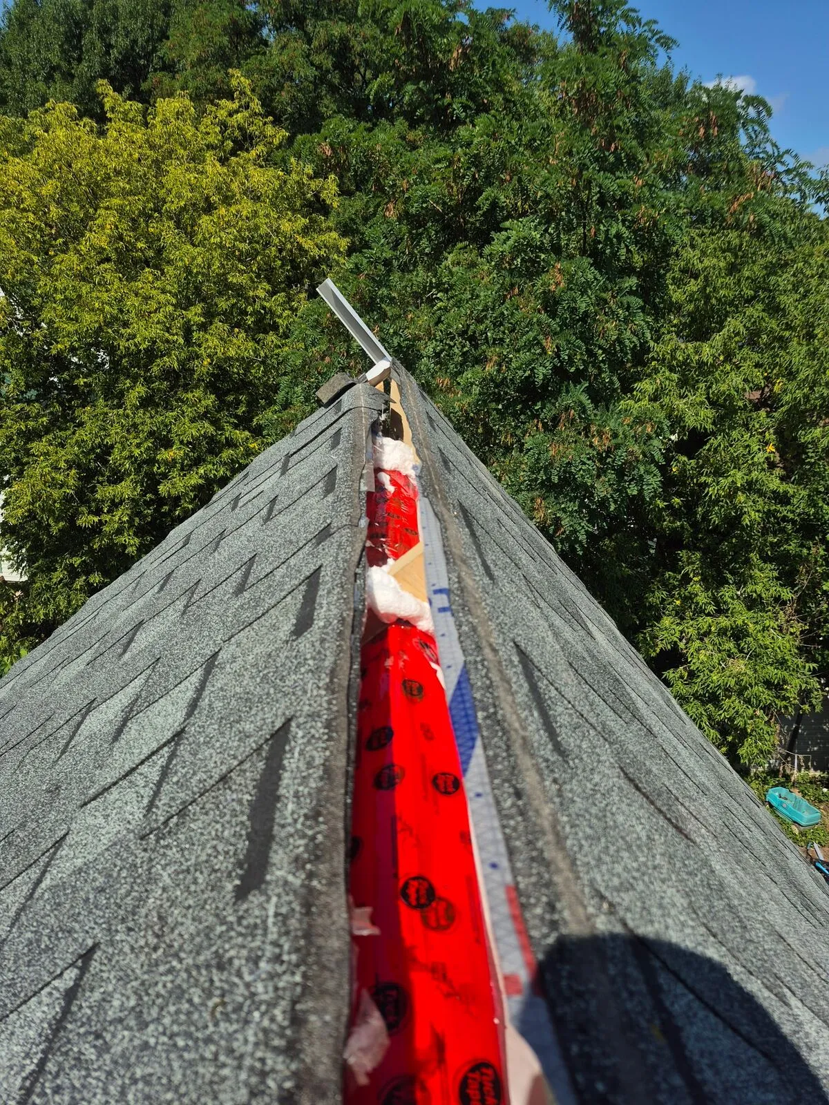 Roof replacement and skylight removal — work in progress (26)